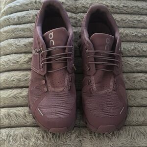 On Running Purple Mesh Athletic Shoes